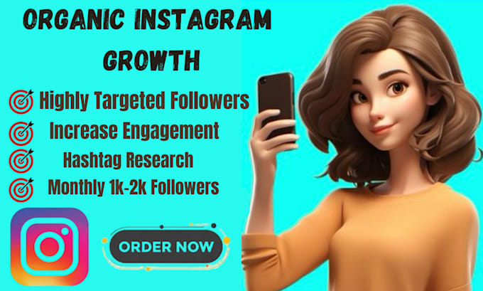 Gig Preview - Boost and manage super fast organic instagram growth