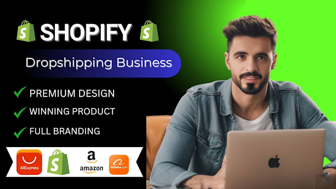 Gig Preview - Create premium quality shopify dropshipping website