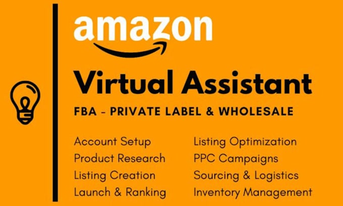 Gig Preview - Be your expert amazon  virtual assistant for private label