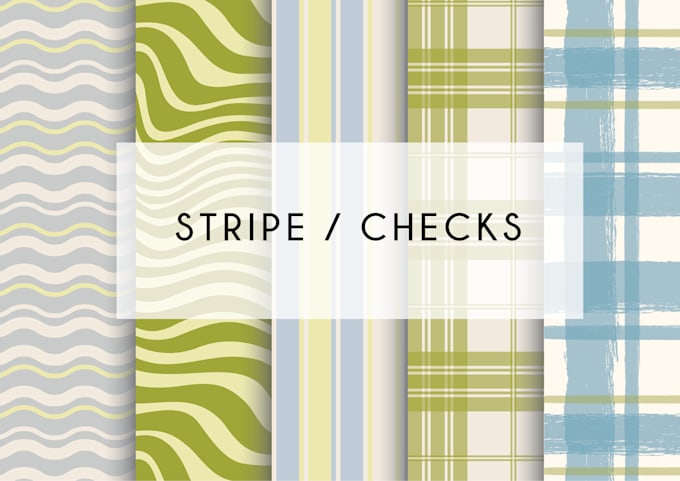 Gig Preview - Design striking seamless stripes and checks