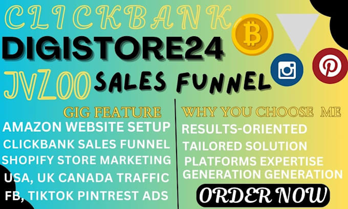 Gig Preview - Maximize  clickbank digistore24 for passive income link promotion