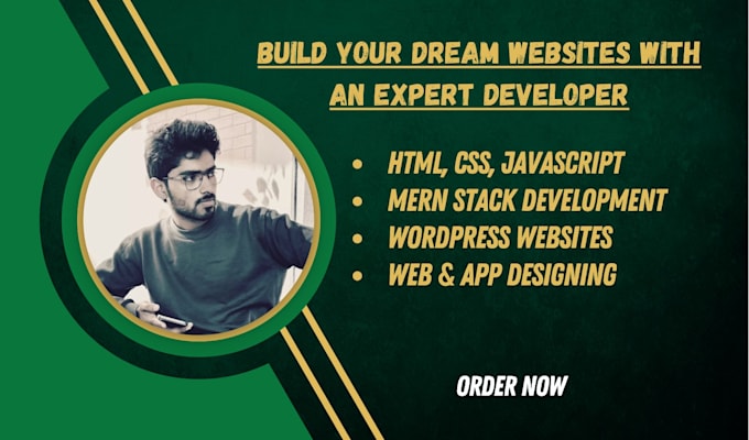 Gig Preview - Build custom full stack websites, wordpress sites, and ecommerce solutions