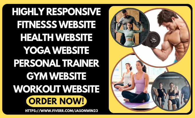 Bestseller - design fitness health personal trainer workout  yoga gym sports fitness website