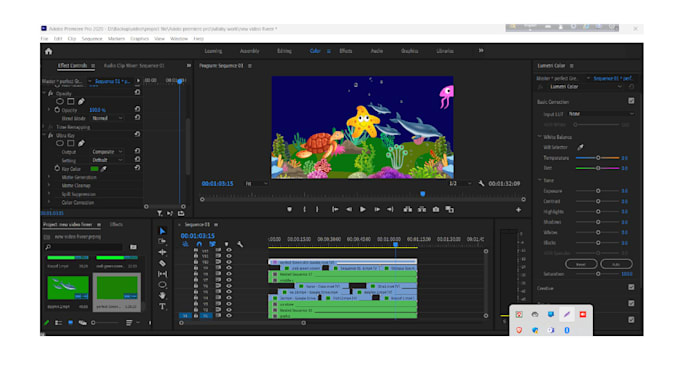 Gig Preview - Create 20 original baby fish lullaby music video for kids