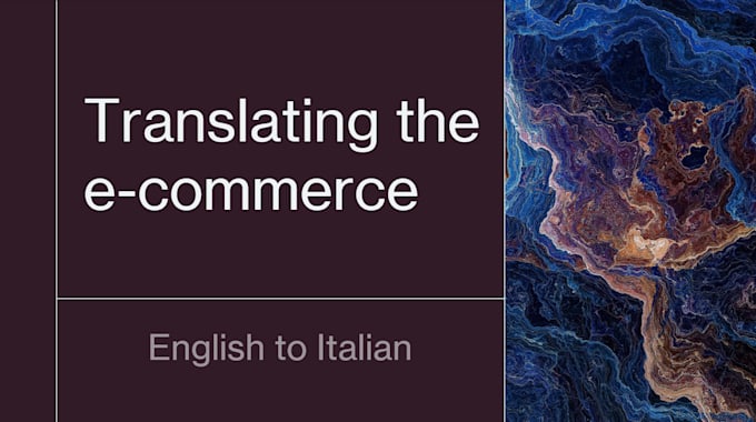 Gig Preview - Translate your online shop and amazon content into clear, and engaging text