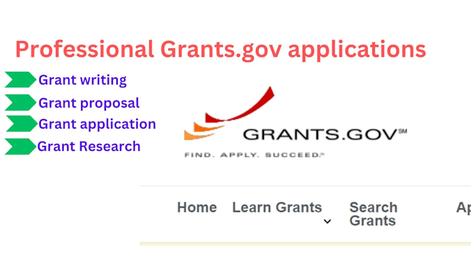 Gig Preview - Write your  gov grant applications, grant proposal, grantgov writer