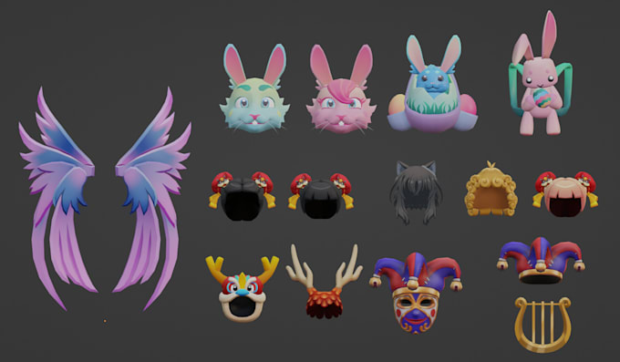 Gig Preview - Create custom 3d roblox ugc models, items, accessories for your game