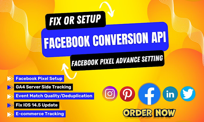 Gig Preview - Fix or setup fb pixel conversion API with ga4, server side tracking by GTM