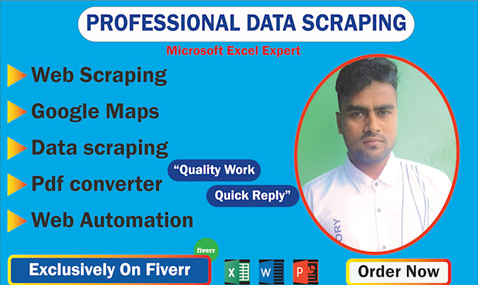 Bestseller - do data scraping, web scraping and data mining from any website in 5 hour