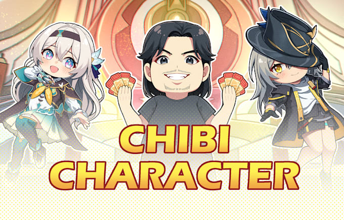 Gig Preview - A cute anime chibi character and emote for you