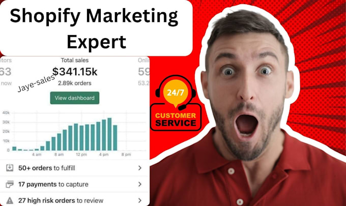 Gig Preview - Complete shopify marketing, boost shopify sales, ecommerce marketing sales lift