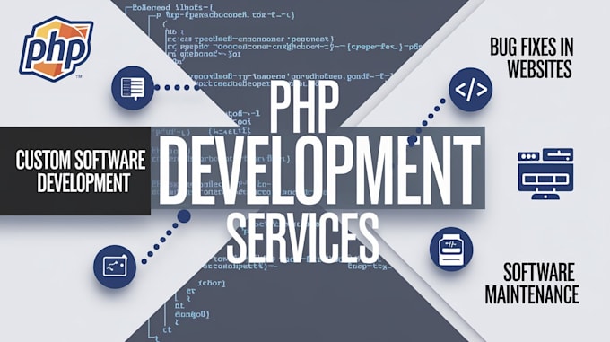 Gig Preview - Develop and design PHP websites or web applications