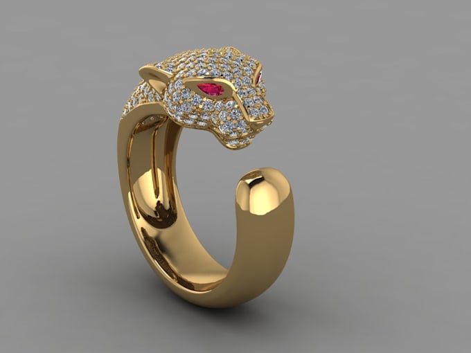 Gig Preview - Create amazing and stunning 3d jewelry designs for printing