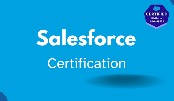 Gig Preview - Train you for salesforce admin and app builder certifications and trailhead