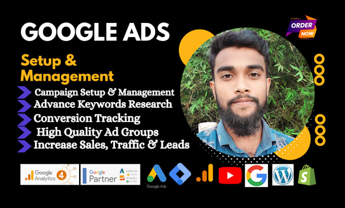 Gig Preview - Setup and manage google ads adwords ppc campaigns