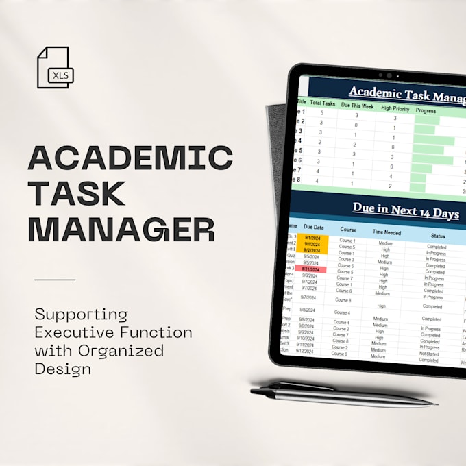 Gig Preview - Provide a fully customized all in one academic task manager