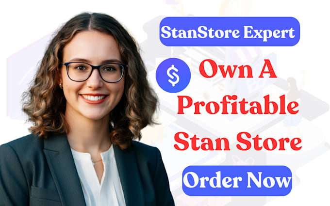 Gig Preview - Do stan store setup stan store design digital products stan store etsy shop etsy