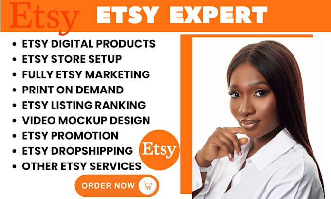 Bestseller - setup etsy digital products, etsy shop setup, print on demand stan store listing