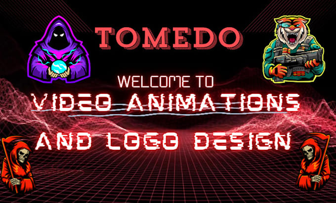 Gig Preview - Do video animation gif discord banner, custom logo icon ads character whop