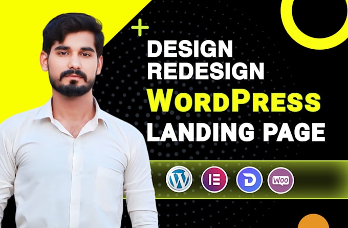 Gig Preview - Create landing page design or revamp in wordpress within 24