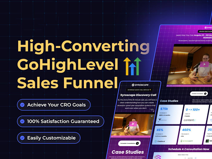 Gig Preview - Design gohighlevel ghl sales funnels and landing page