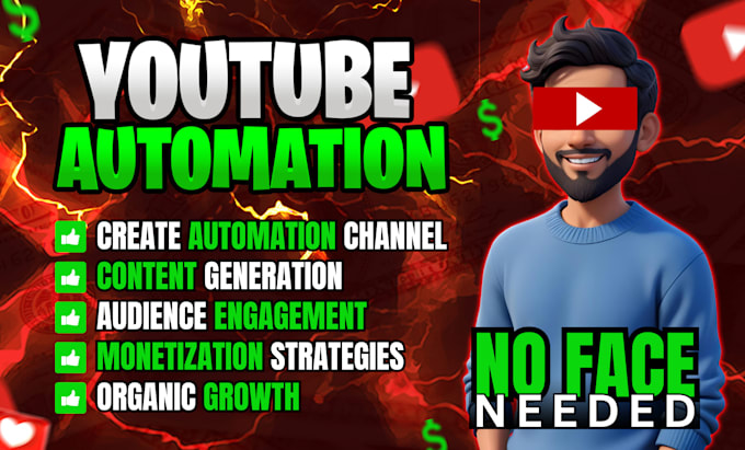 Gig Preview - Create and setup youtube automation cash cow channel