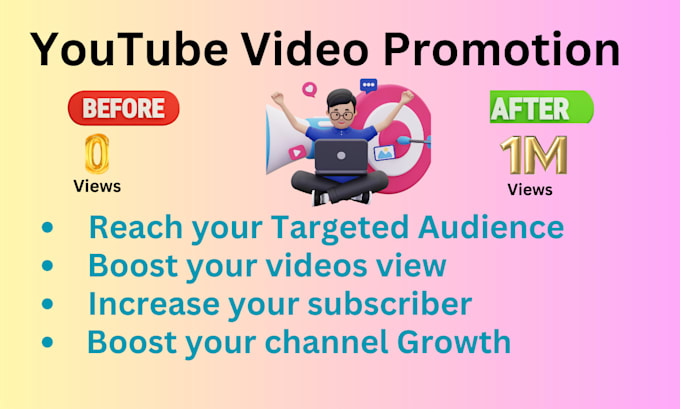 Gig Preview - Do rapidly organic youtube video promotion using google ads