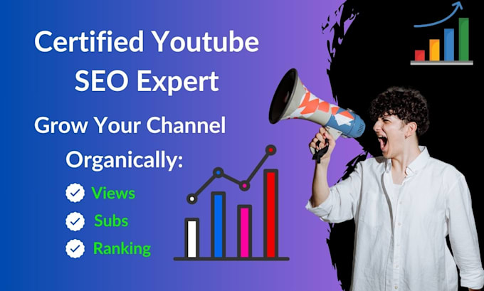 Bestseller - be your youtube SEO expert and growth manager