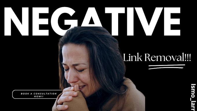 Bestseller - remove negative links and do online reputation management