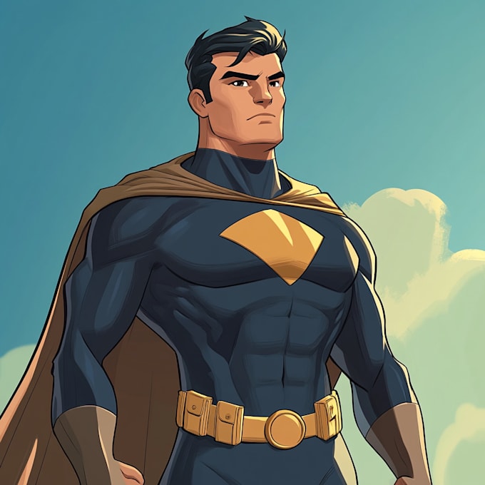 Bestseller - create a unique superhero cartoon character