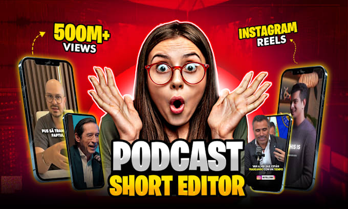 Bestseller - edit your podcast into short form viral video clips