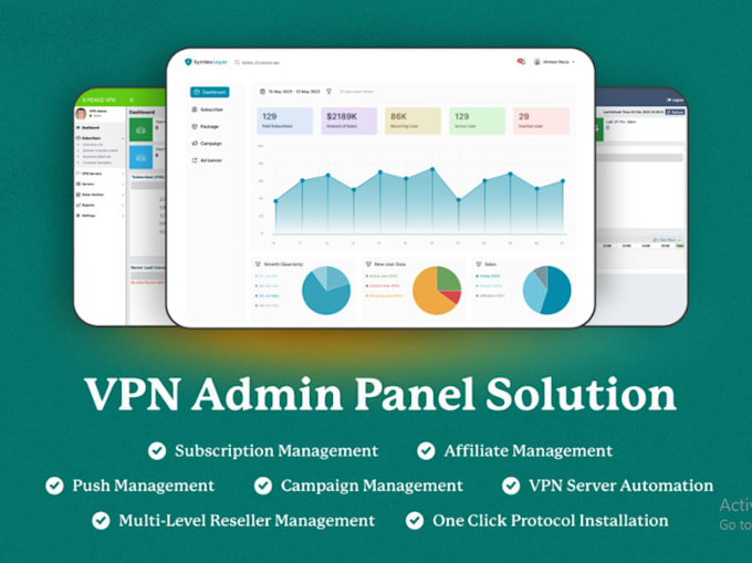 Gig Preview - Develop vpn web application chrome extension, vpn website design