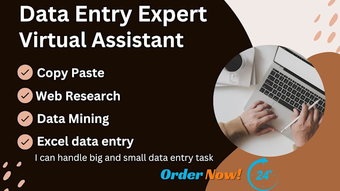 Bestseller - do data entry, copy paste, web scraping, excel data entry, typing