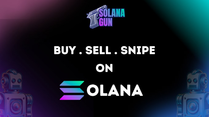 Gig Preview - Develop  crypto telegram bot, solana market maker bot, solana volume bot