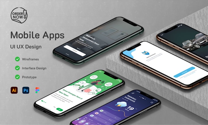 Bestseller - do UI UX design for mobile with attractive interface design