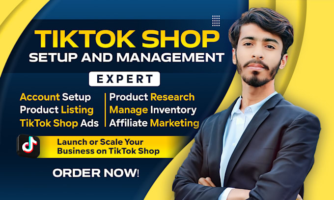 Bestseller - setup tiktok shop, manage tiktok shop ads, tiktok shop affiliate marketing