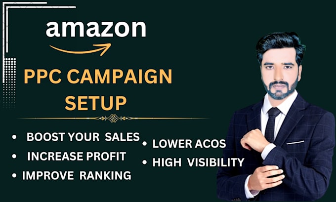 Gig Preview - Setup and management amazon PPC amazon ads expert optimize  PPC campaign