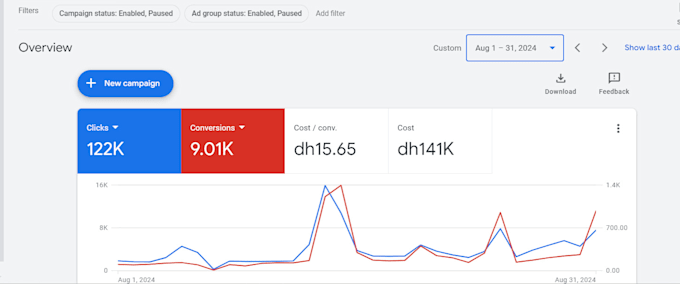 Gig Preview - Google ads setup optimization is a great experience that generates high ROI