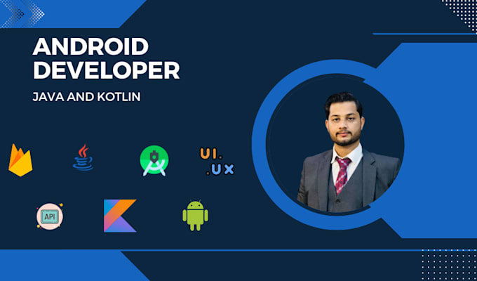 Gig Preview - Develop android app using java and kotlin in android studio