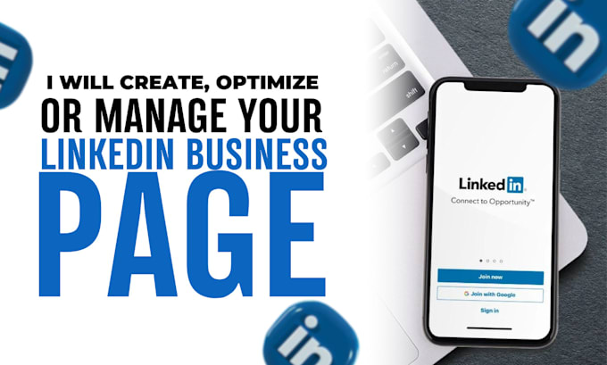 Gig Preview - Create, optimize or manage your linkedin business page