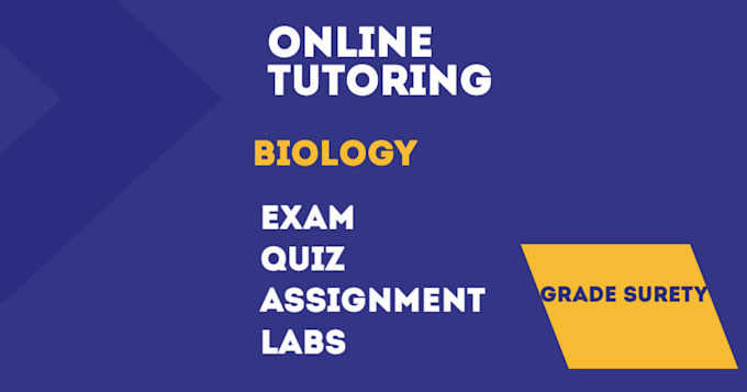 Bestseller - tutor in biology test, paper, quiz, assignment, course