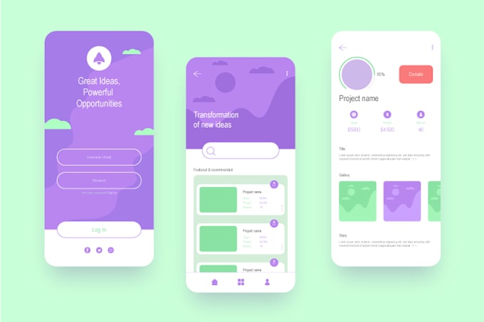 Gig Preview - Design creative ui UX design for web and mobile application