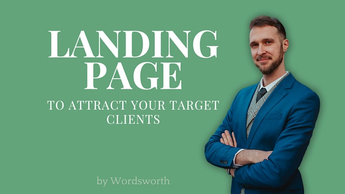 Gig Preview - Write a landing page to capture target leads for your product or service