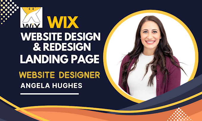 Gig Preview - Design wix website design, wix landing page, redesign website