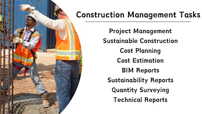 Gig Preview - Construction management, quantity surveying assignments and reports