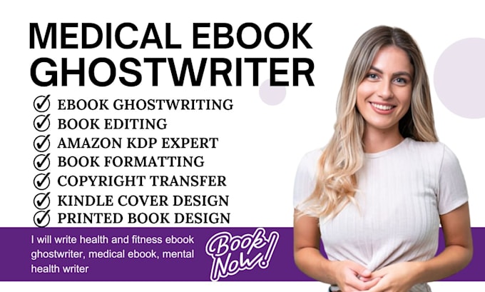 Gig Preview - Write health and fitness ebook ghostwriter, medical ebook, mental health writer