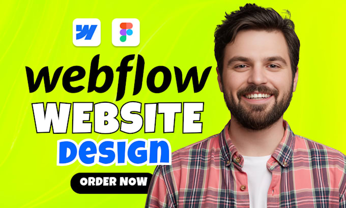 Gig Preview - Design or develop webflow website, figma to webflow, webflow expert