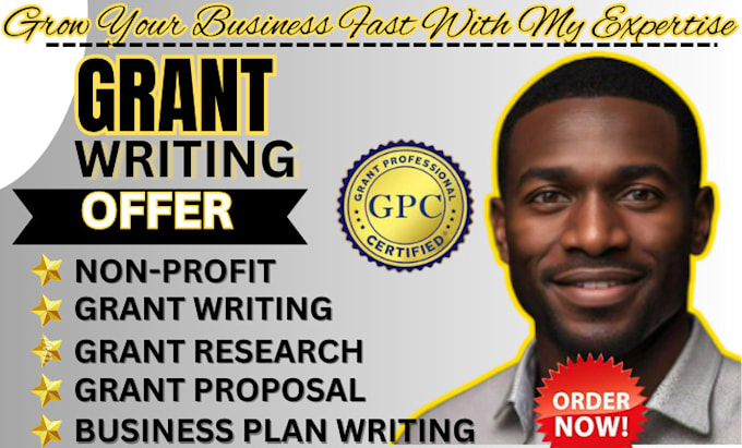 Gig Preview - Craft non profit grant writing, grant research, grant proposals or business plan