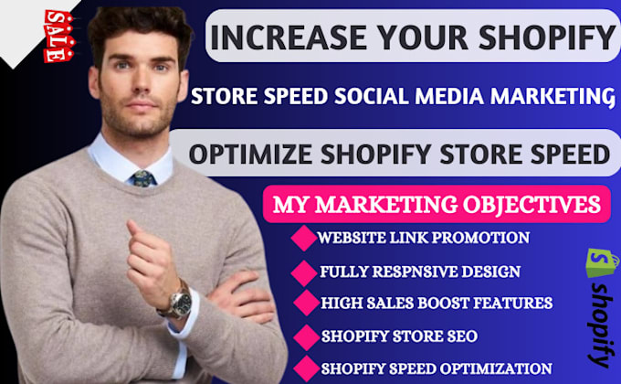 Gig Preview - Boost shopify store speed , shopify website speed and shopify speed optimization