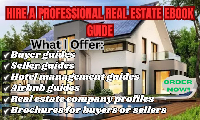 Gig Preview - Ghostwrite 30k real estate ebook, business lead magnet, seller guide book writer